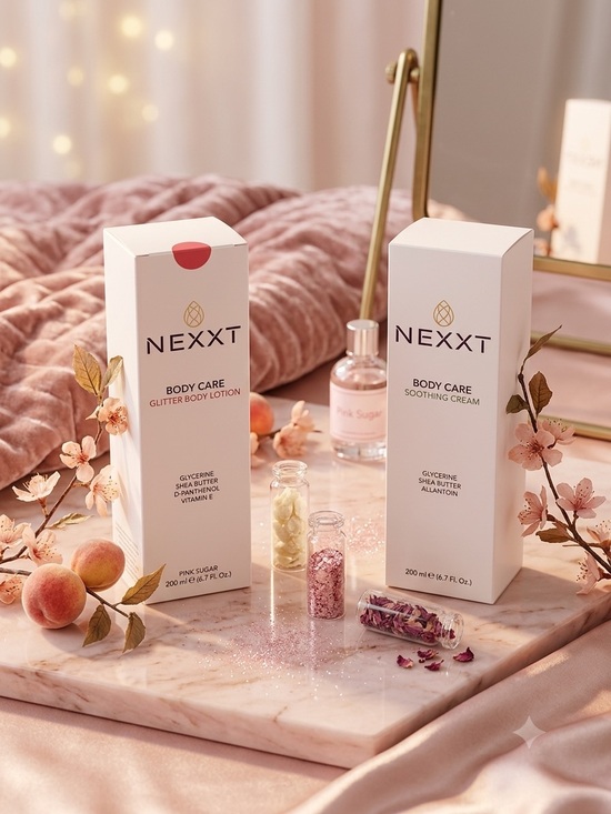 Other - NEXXT Body Care Lotion & Soothing Cream - Pink Accents